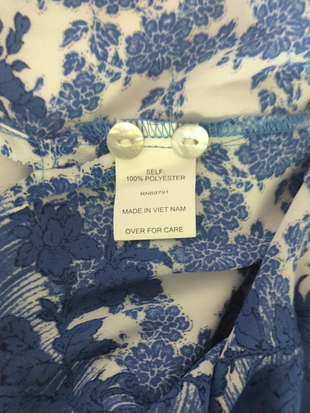 Blue PatternedTunic - Picture 7 of 7
